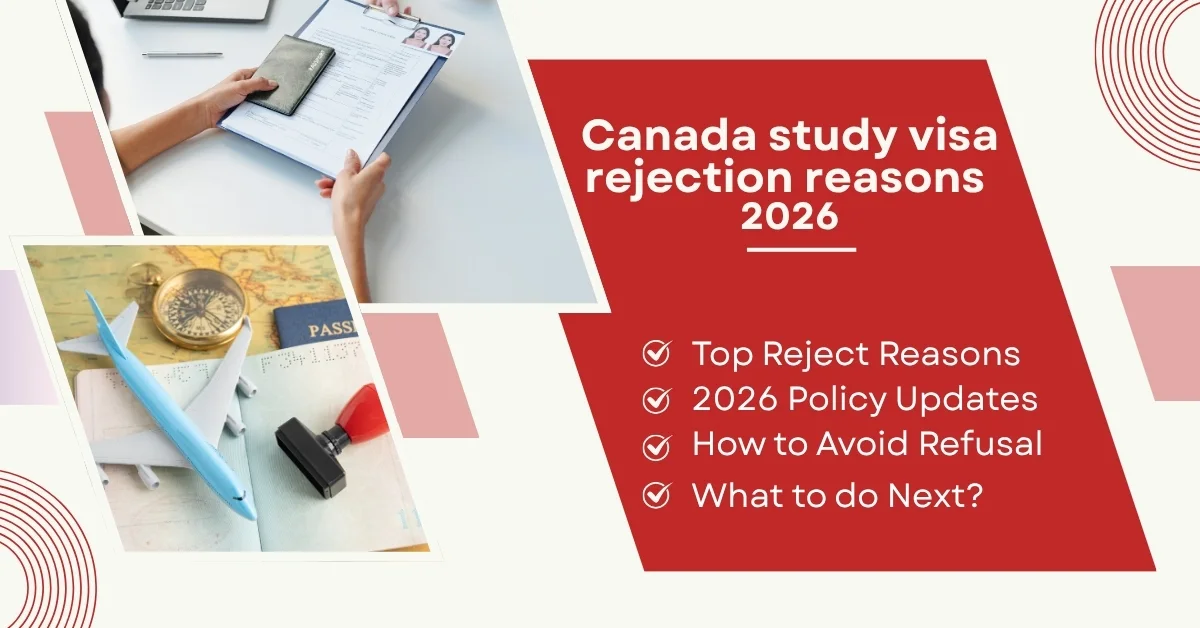 Canada study visa rejection reasons 2026 for Indian students.
