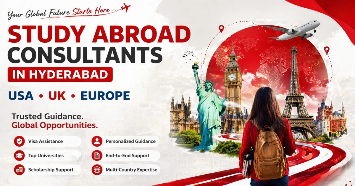 Top Study Abroad Consultants in Hyderabad for USA, UK & Europe