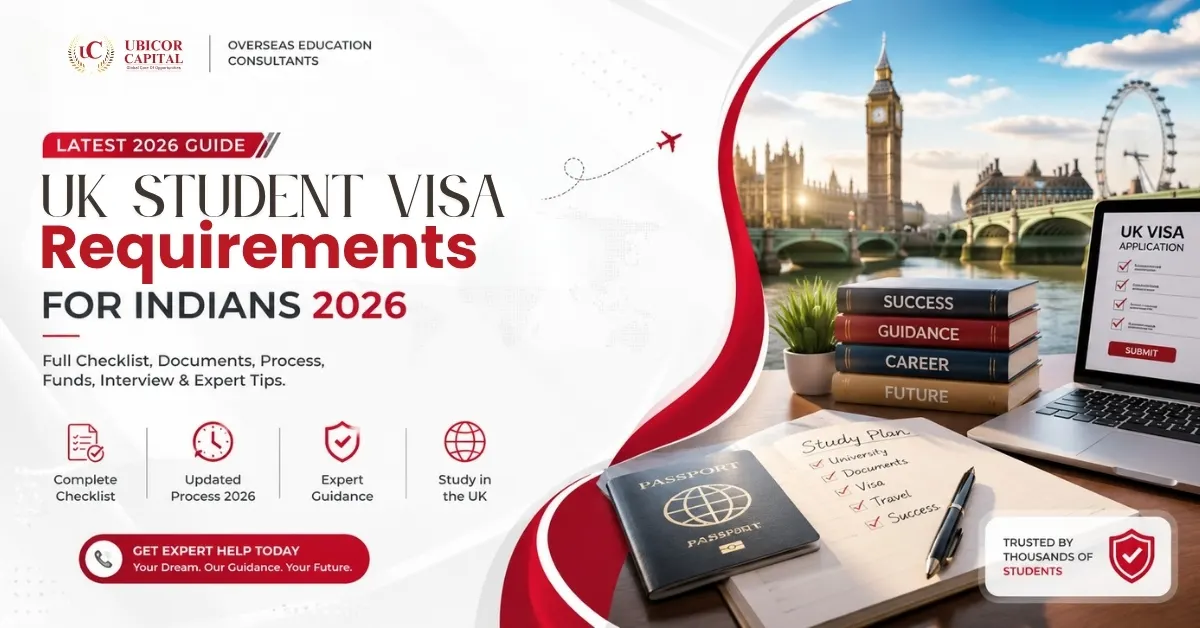 UK Student Visa Requirements for Indians 2026 – Full Checklist Ubicor Capital