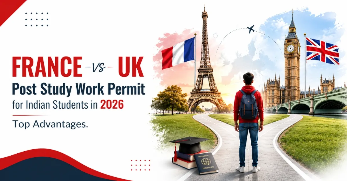 France vs UK Post Study Work Permit for Indian Students in 2026: Top Advantages