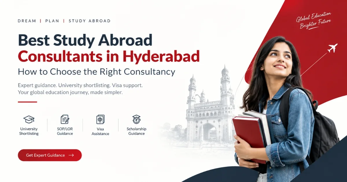 Best Study Abroad Consultants in Hyderabad: How to Choose the Right Consultancy